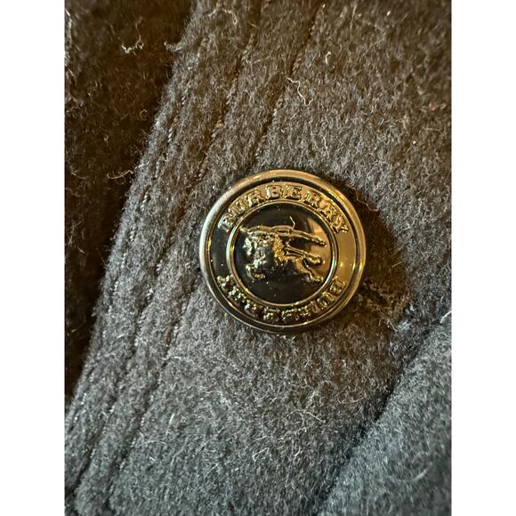 BURBERRY Children Black Peacoat Coat Jacket Girls size 4 - Picture 11 of 13